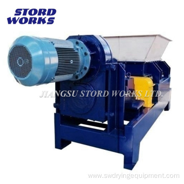 Animal waste feed processing grinder